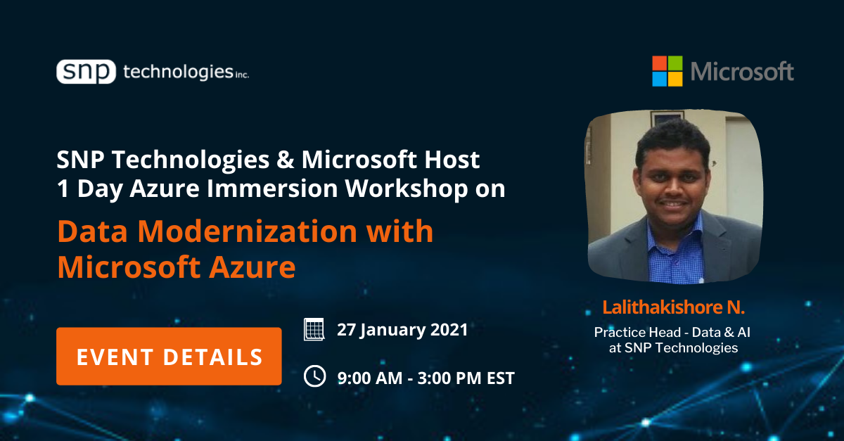 Azure Immersion Workshop on Data Modernization with Microsoft Azure